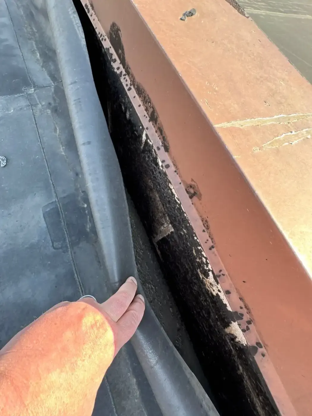Flashing and seam work in New Augusta
