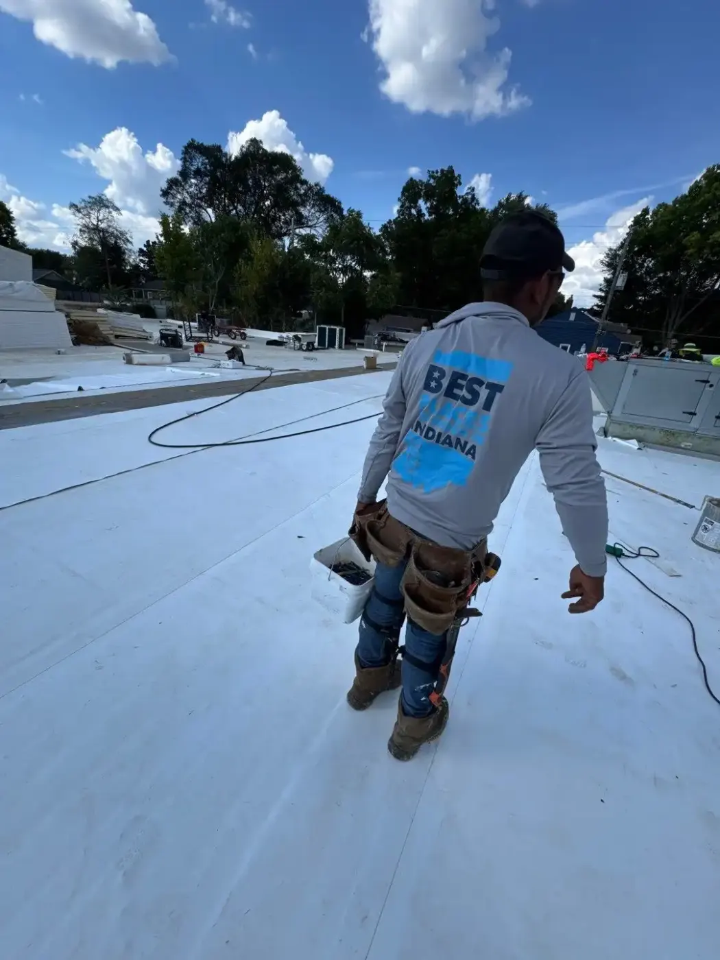 Membrane repair completed in New Augusta